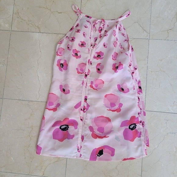 Cabi Poppy Floral Pink Halter Neck Tank Top Blouse Womens XS - Picture 5 of 6